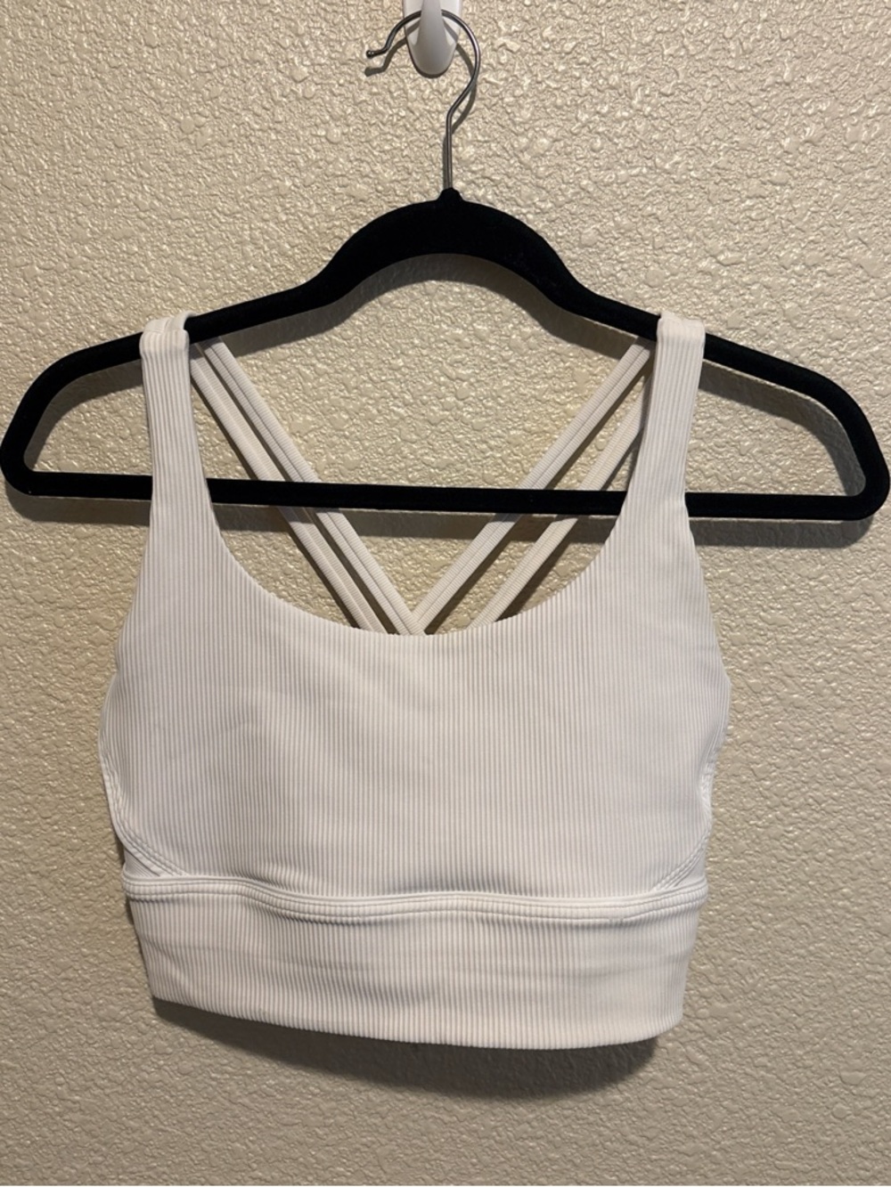 Lululemon Energy Bra *Long Line Texture
White size 10